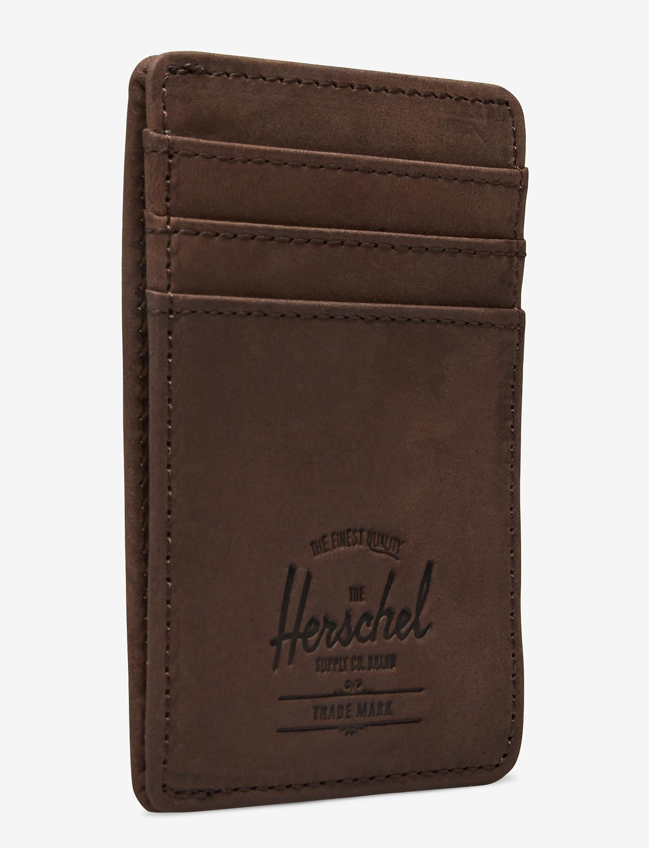 Herschel - Raven Leather RFID - nubuck brown - 2