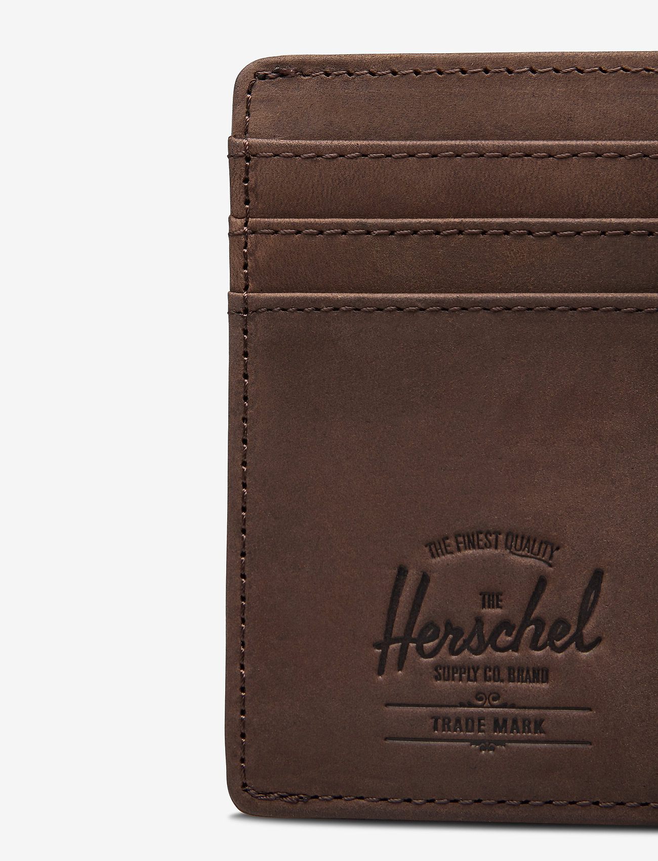 Herschel - Raven Leather RFID - nubuck brown - 3
