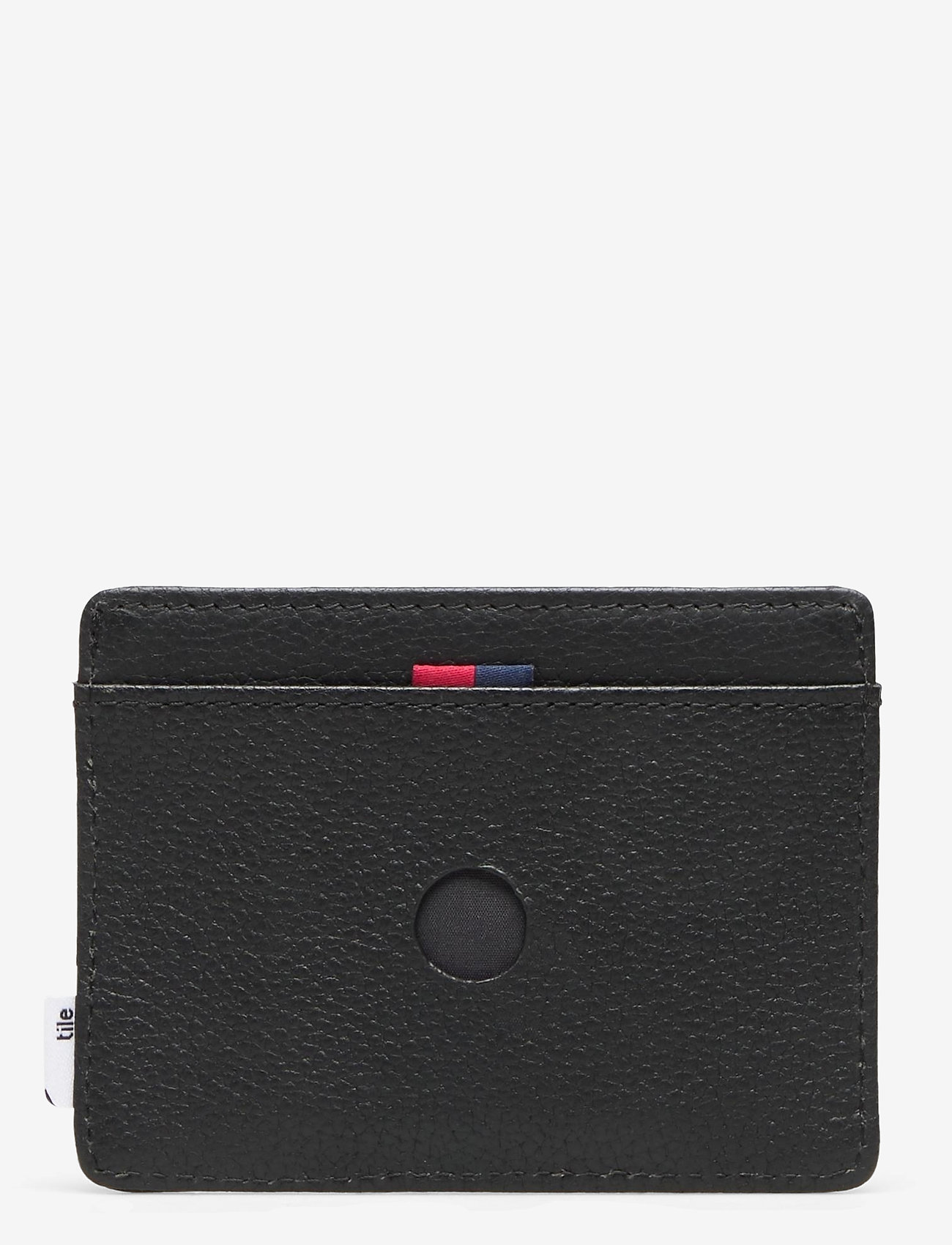Herschel - Charlie + Tile - black pebbled leather - 1