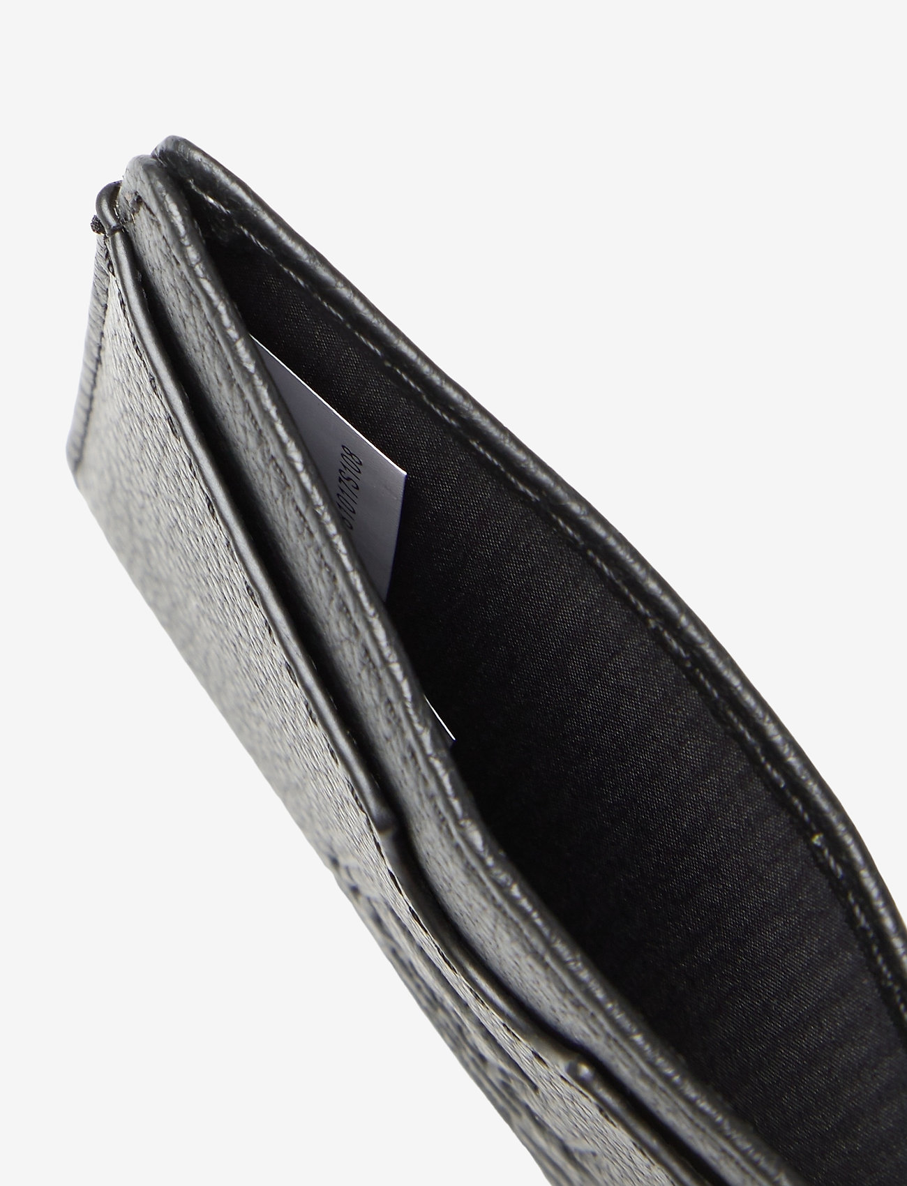 Herschel - Charlie + Tile - black pebbled leather - 3