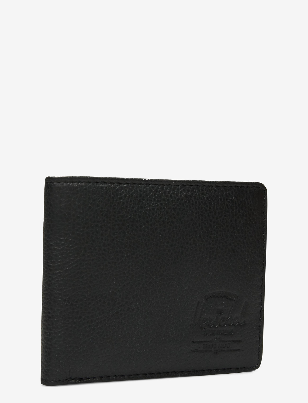 Herschel - Roy + Tile - black pebbled leather - 2
