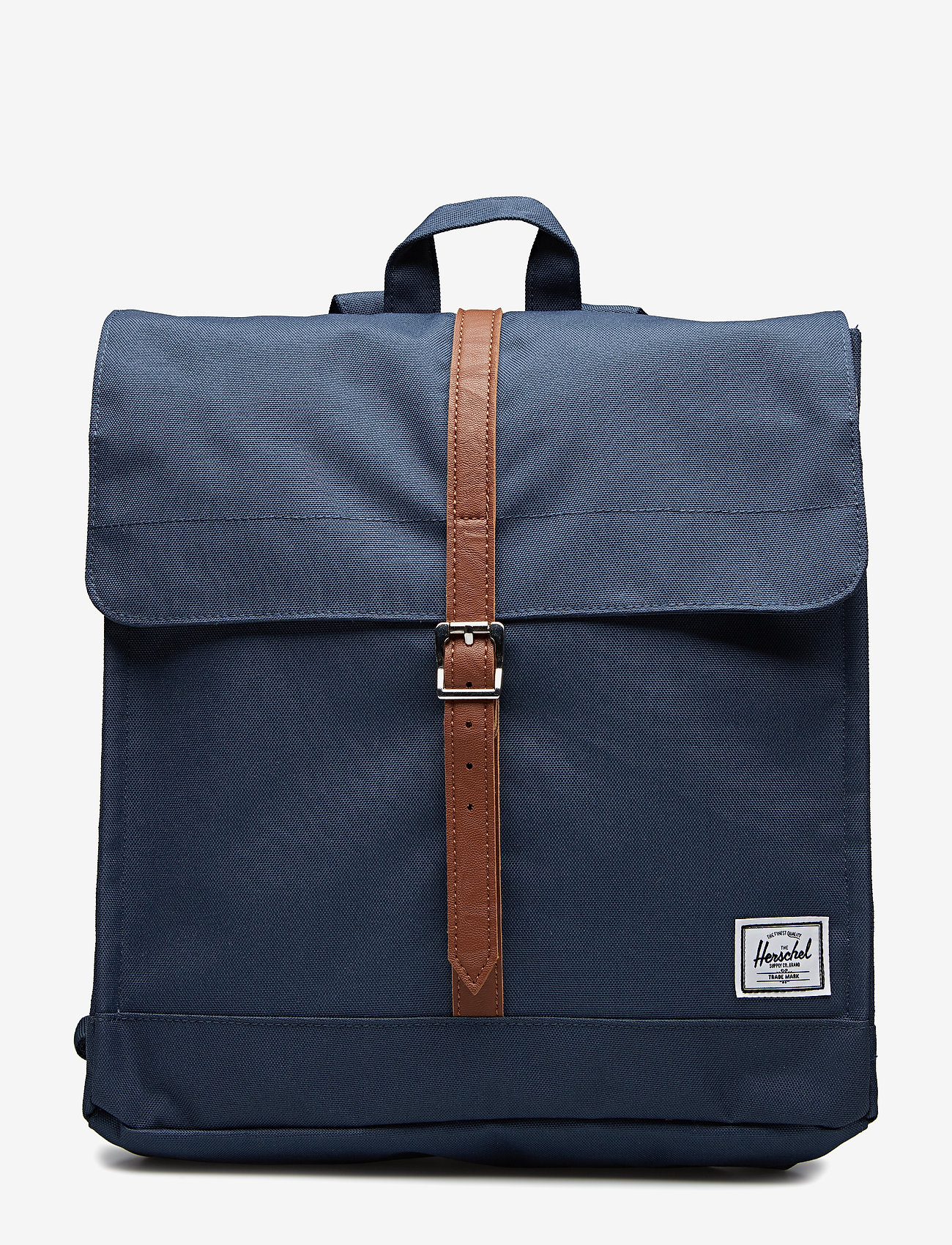 Herschel - City Mid Volume - navy/tan synthetic leather - 0
