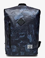 Roll Top Backpack - STEEL BLUE SHALE ROCK