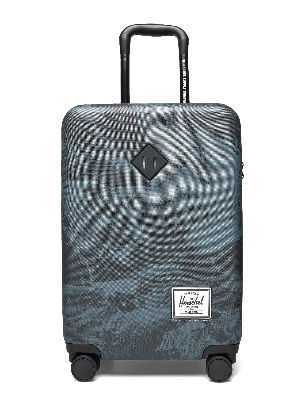 Herschel Heritage Hardshell Large Carry On Luggage - STEEL BLUE SHALE ROCK