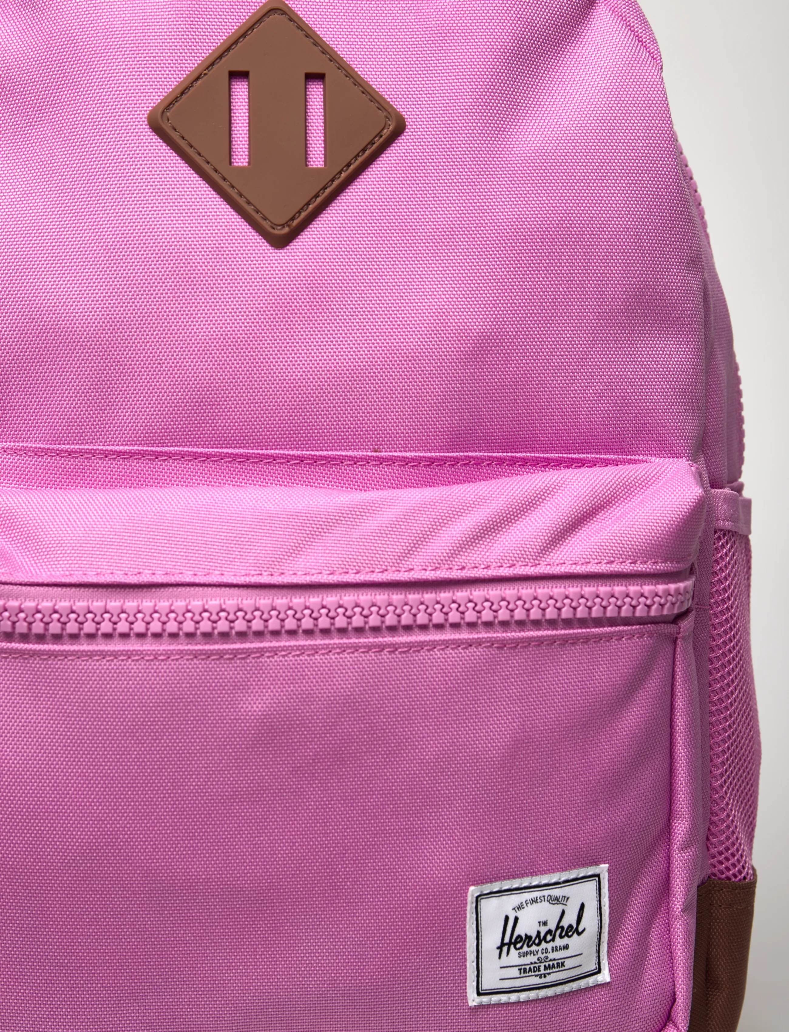 Herschel - Herschel Heritage Kids Backpack - plecaki - opera mauve/saddle brown - 4