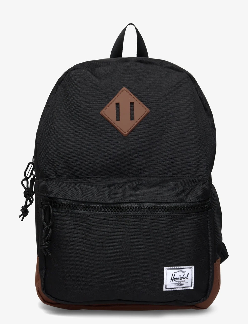 Herschel - Herschel Heritage Kids Backpack - rygsække - black/saddle brown - 0