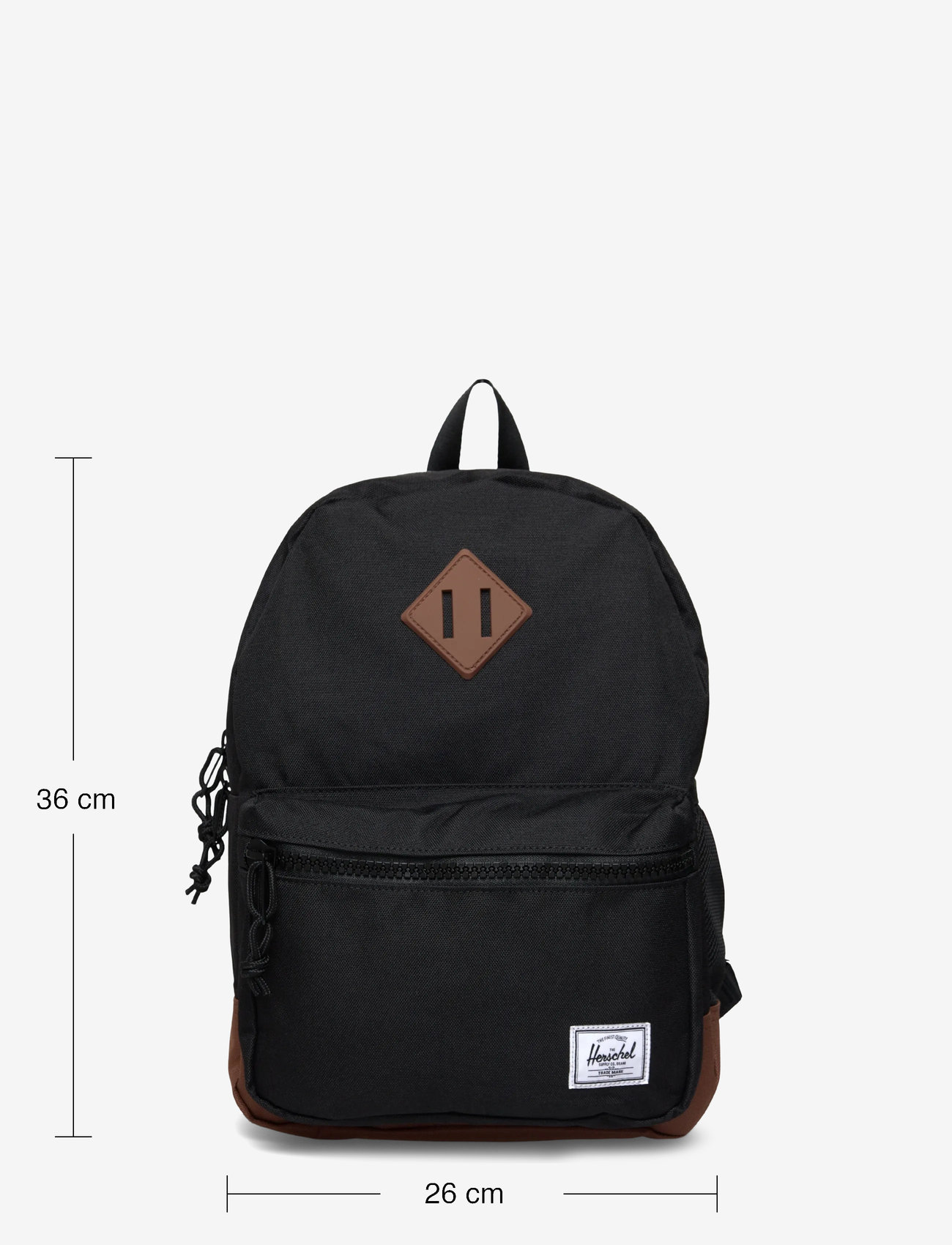 Herschel - Herschel Heritage Kids Backpack - kuprinės - black/saddle brown - 3