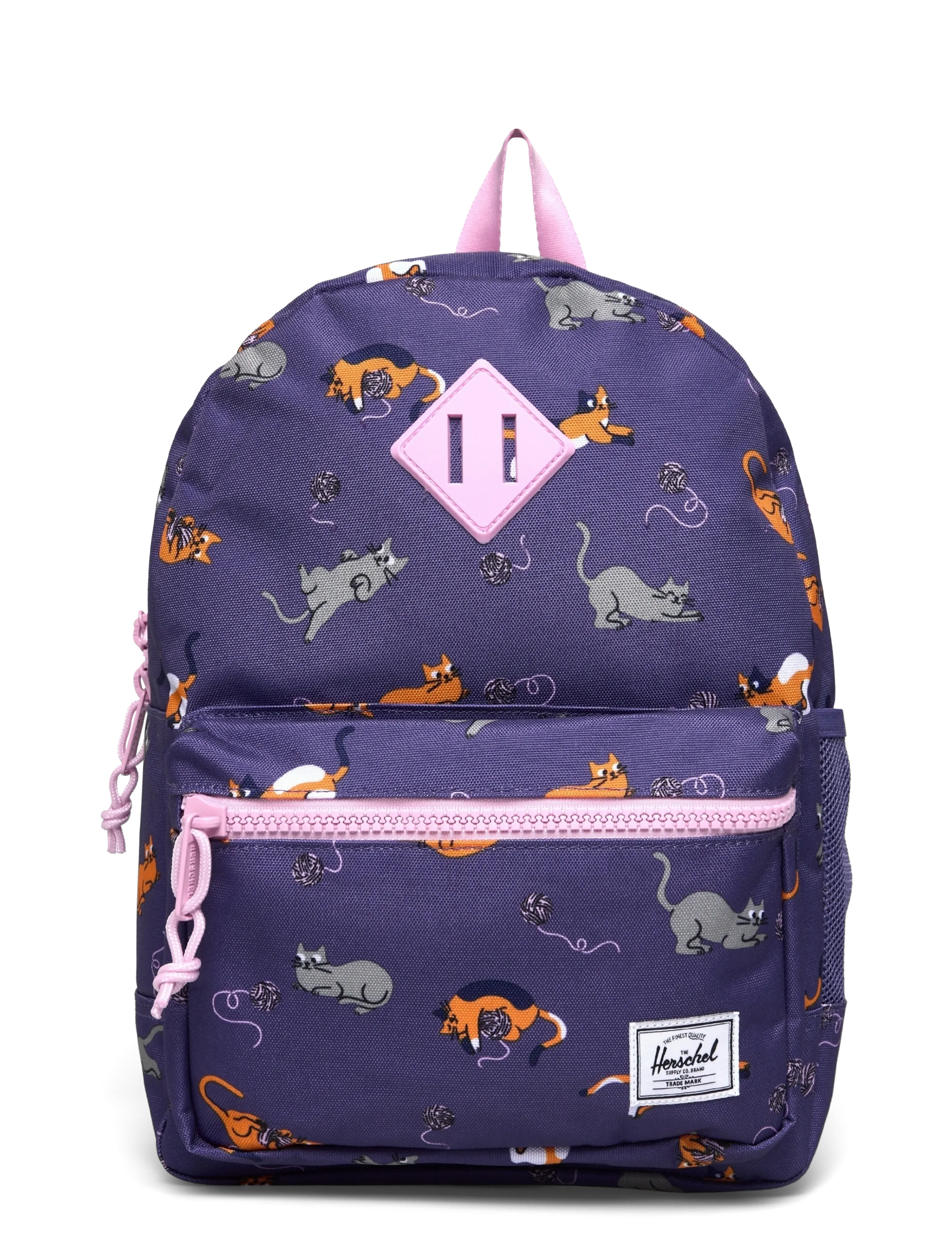Herschel Herschel Heritage Kids Backpack - Ryggsäckar - PLAYING CATS / purple