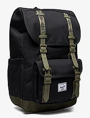 Herschel - Herschel Little America Mid Backpack - osta tilaisuuden mukaan - black/ivy green - 2