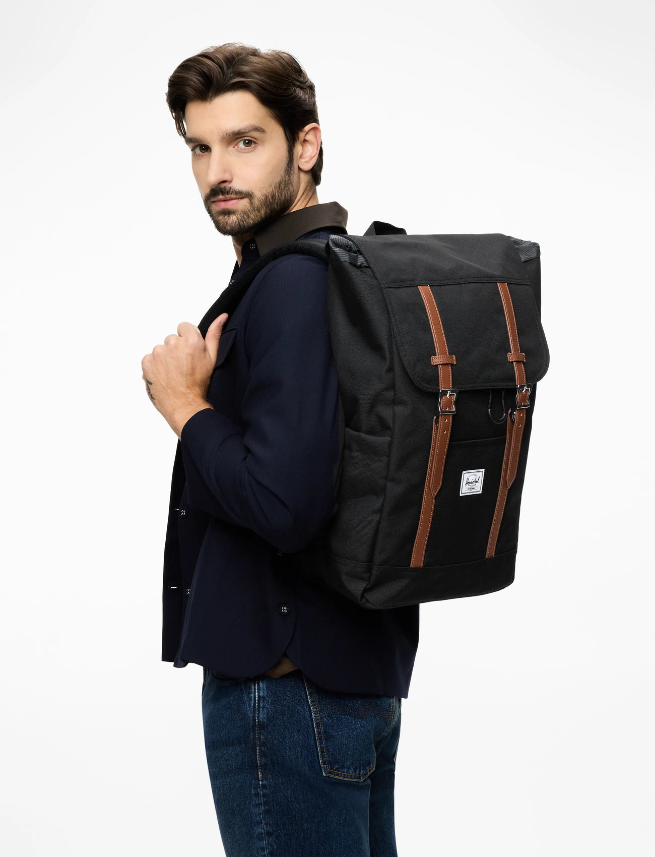 Herschel - Herschel Retreat Backpack - alltags-style - black - 0