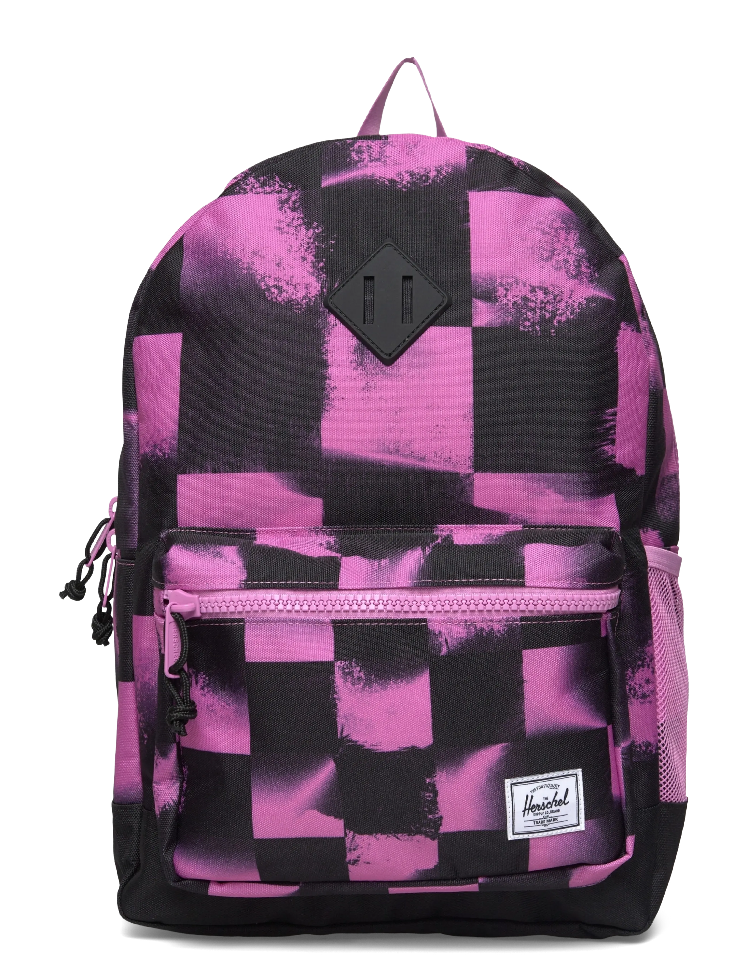 Herschel Herschel Heritage Youth Backpack - Ryggsekker - STENCIL CHECK OPERA MAUVE / pink/rose