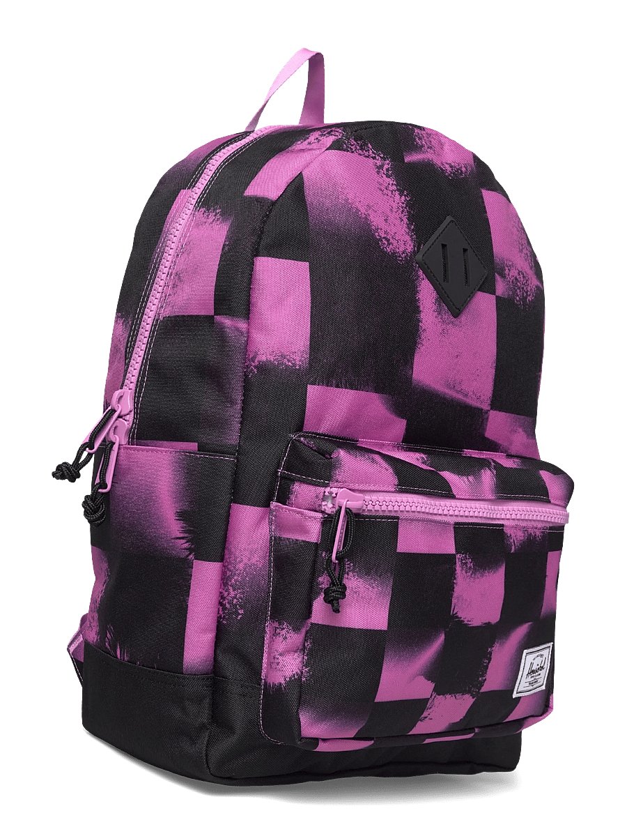 Herschel - Herschel Heritage Youth Backpack - rucksäcke - stencil check opera mauve - 2