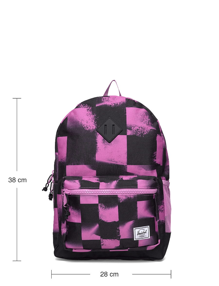 Herschel - Herschel Heritage Youth Backpack - rucksäcke - stencil check opera mauve - 3