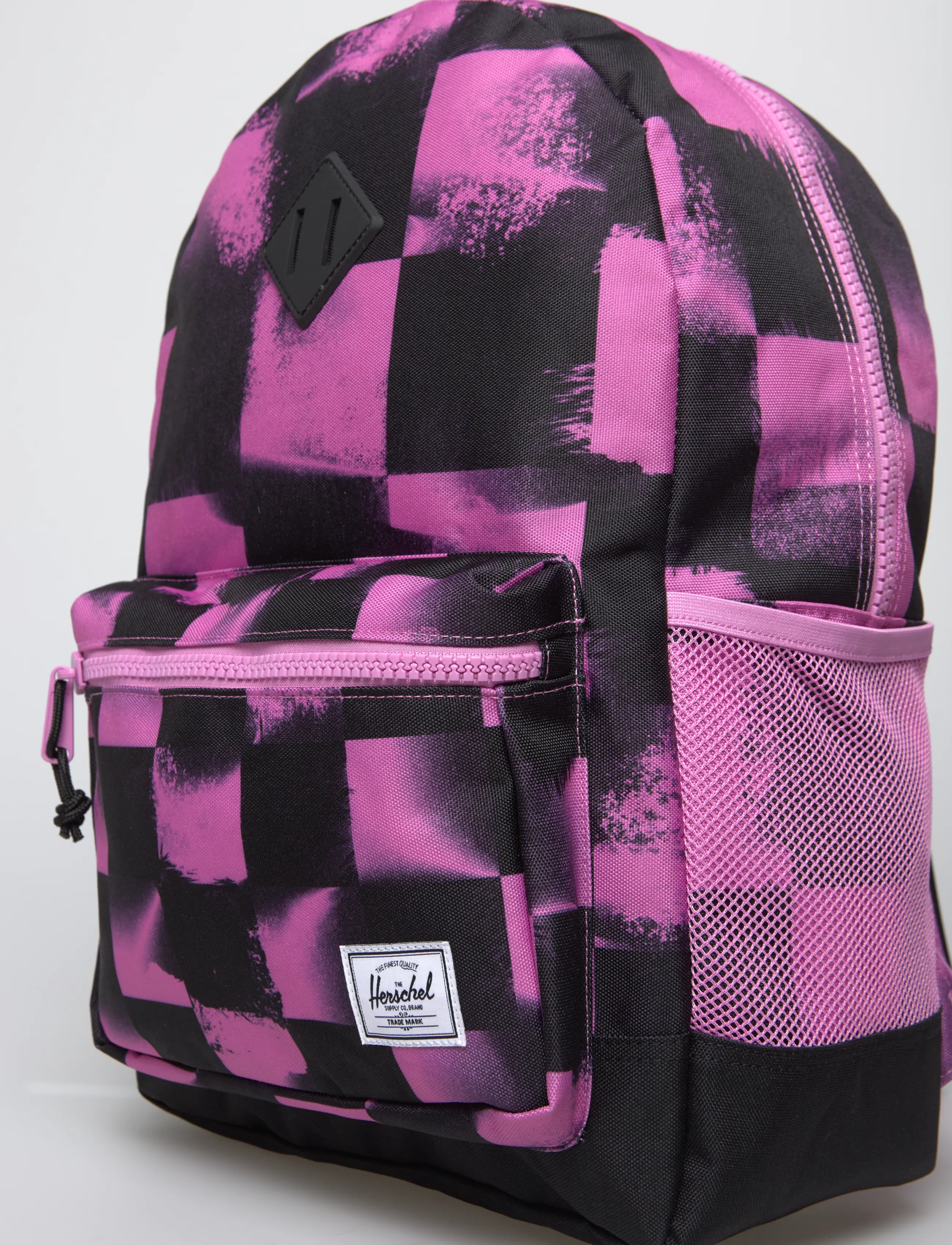 Herschel - Herschel Heritage Youth Backpack - rucksäcke - stencil check opera mauve - 4