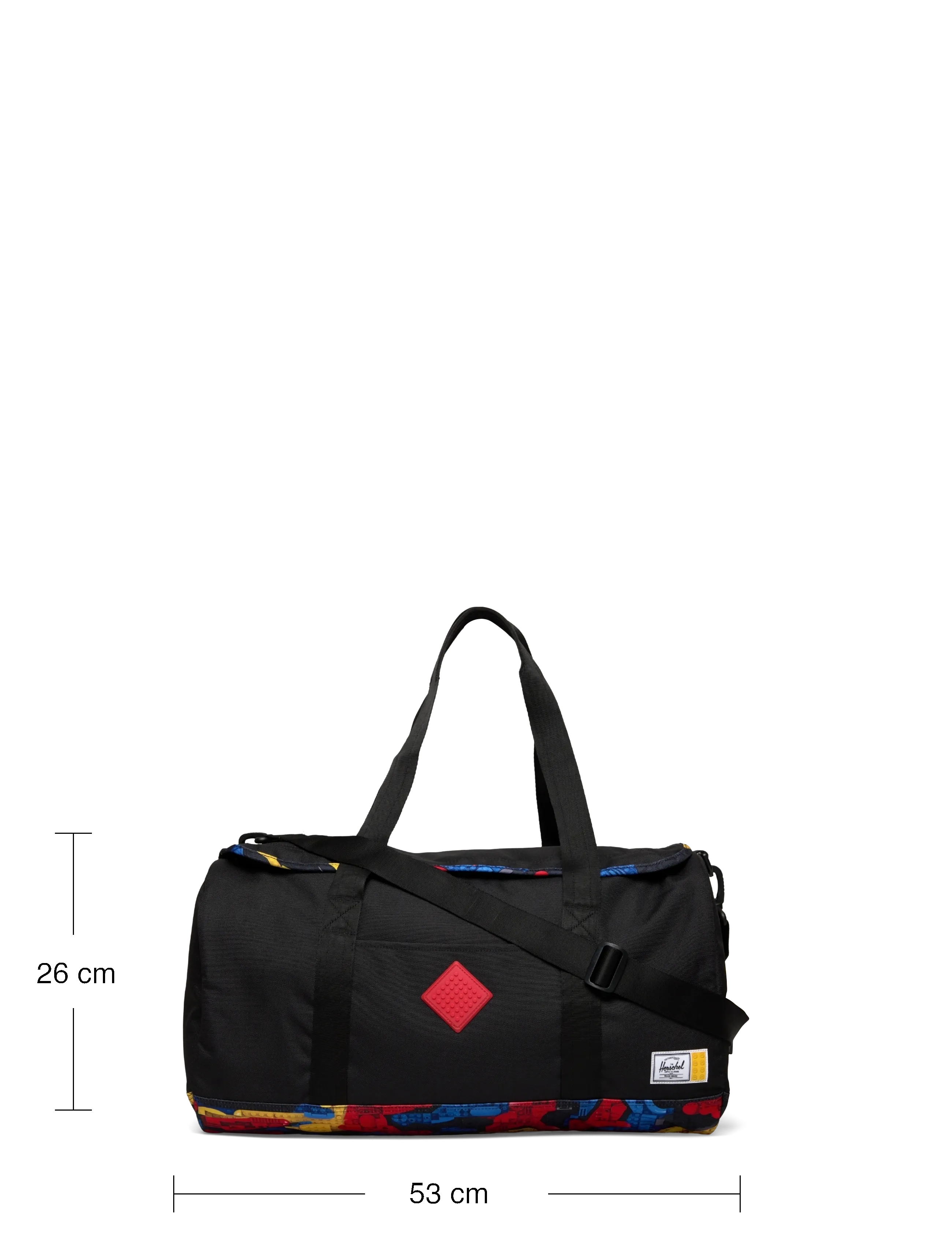 Herschel - LEGO Herschel Heritage Duffle - matkalaukut lapsille - abstract bricks - 3