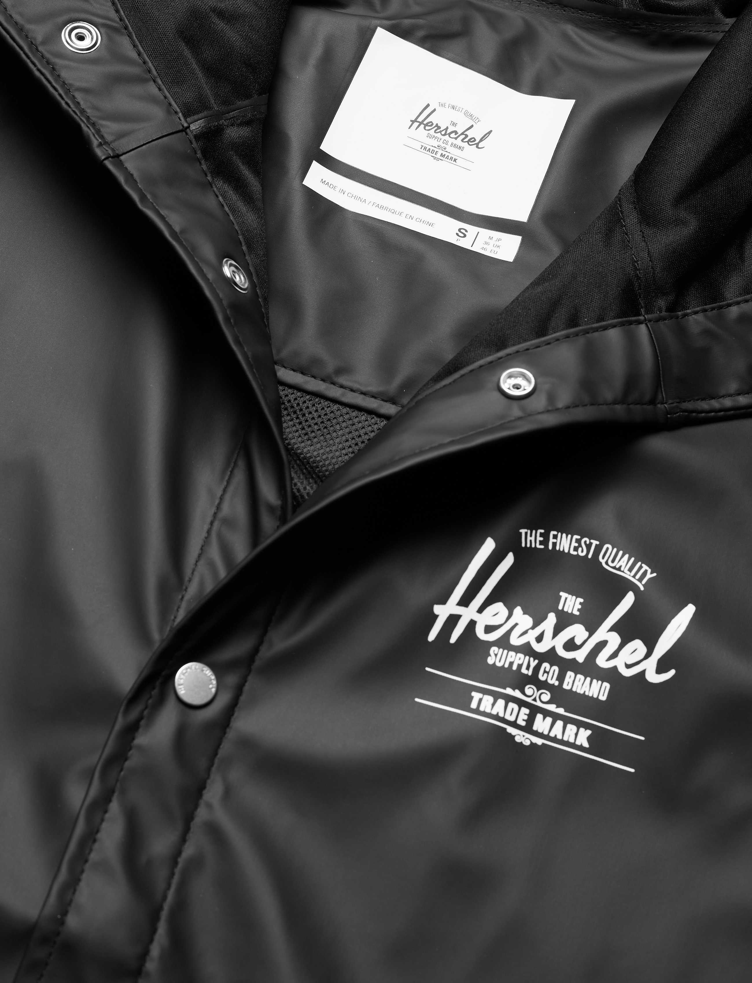 Herschel - Forecast Hooded Coach - black/white classic logo - 2