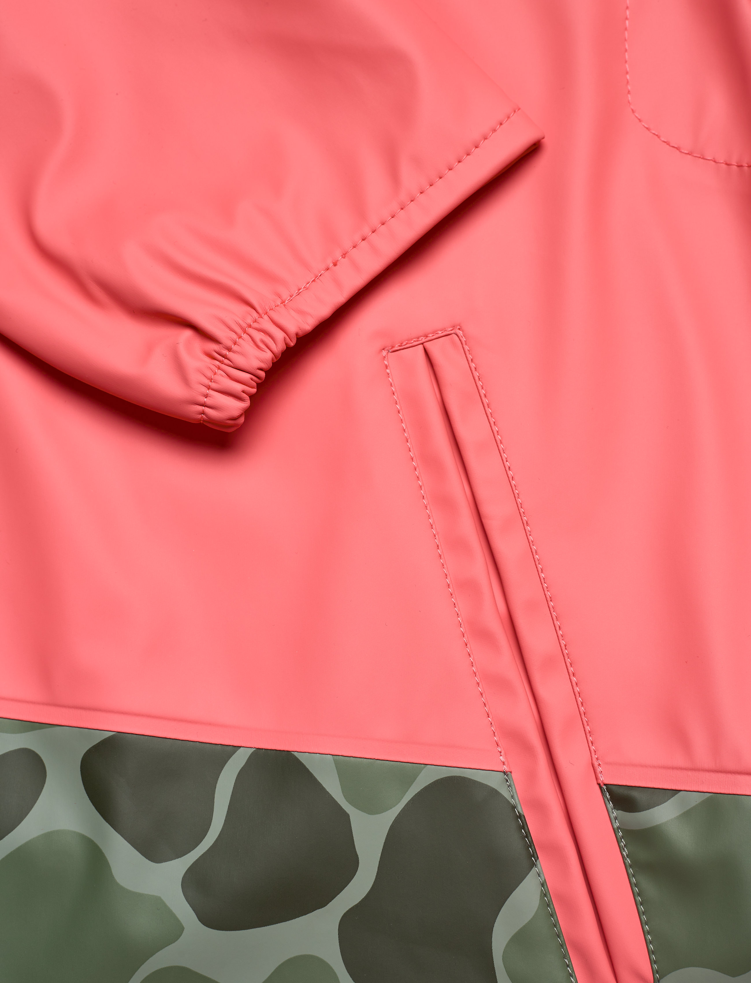 Herschel - Forecast Hooded Coach - georgia peach/frog camo/white - 4