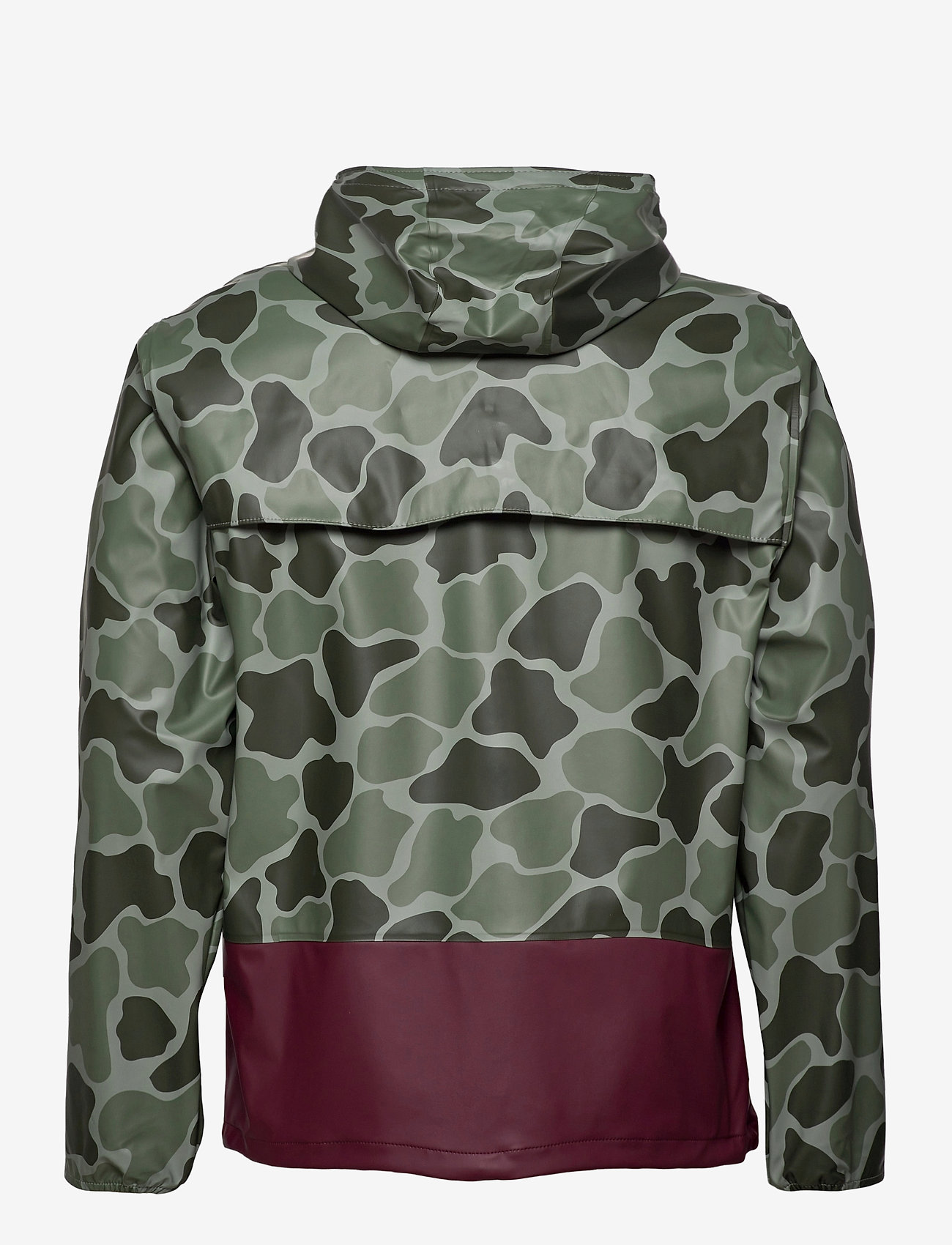 Herschel - Forecast Hooded Coach - frog camo/windsor wine/white c - 2