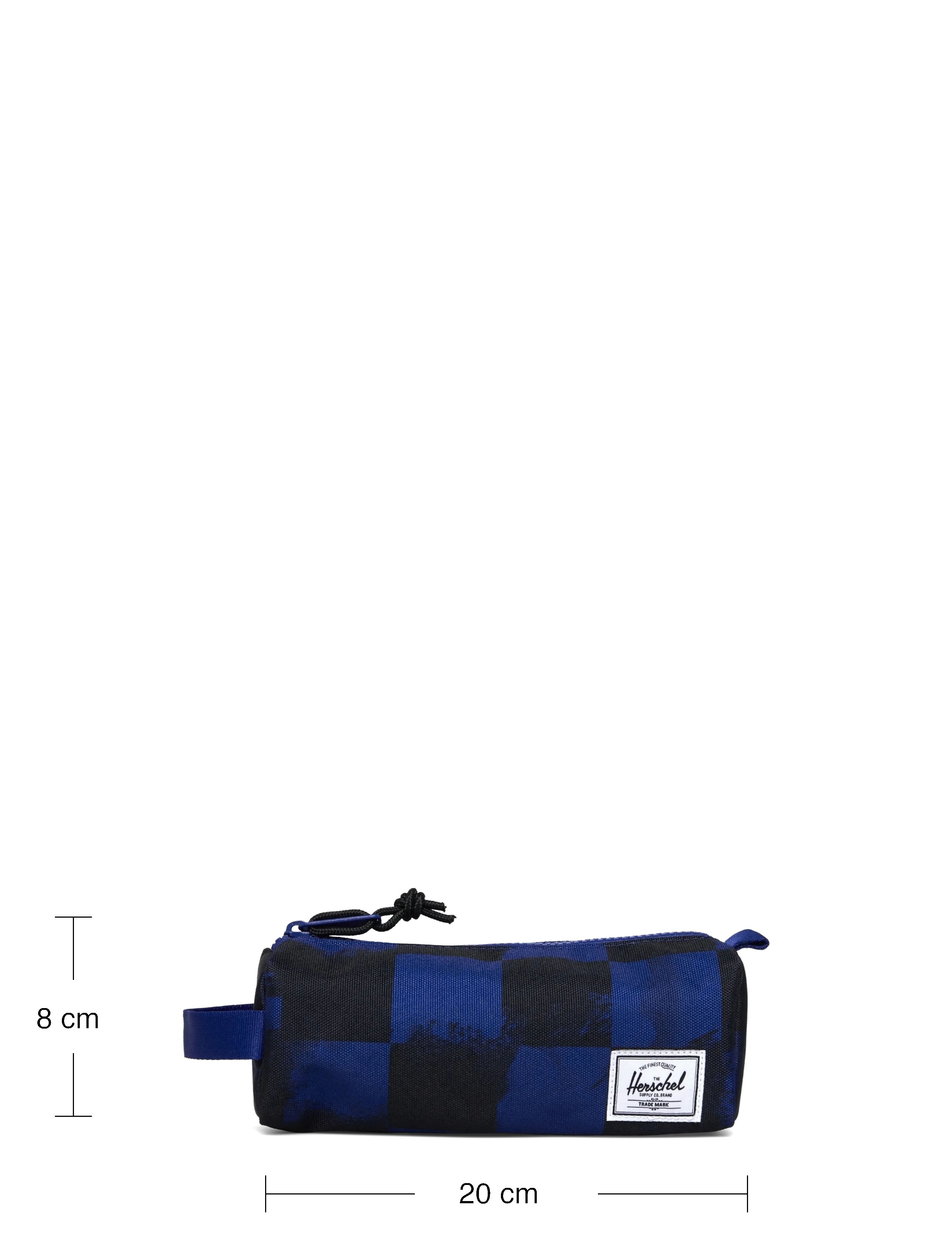 Herschel - Settlement Pencil Case Little Herschel - pencil cases - stencil check sodalite blue - 3
