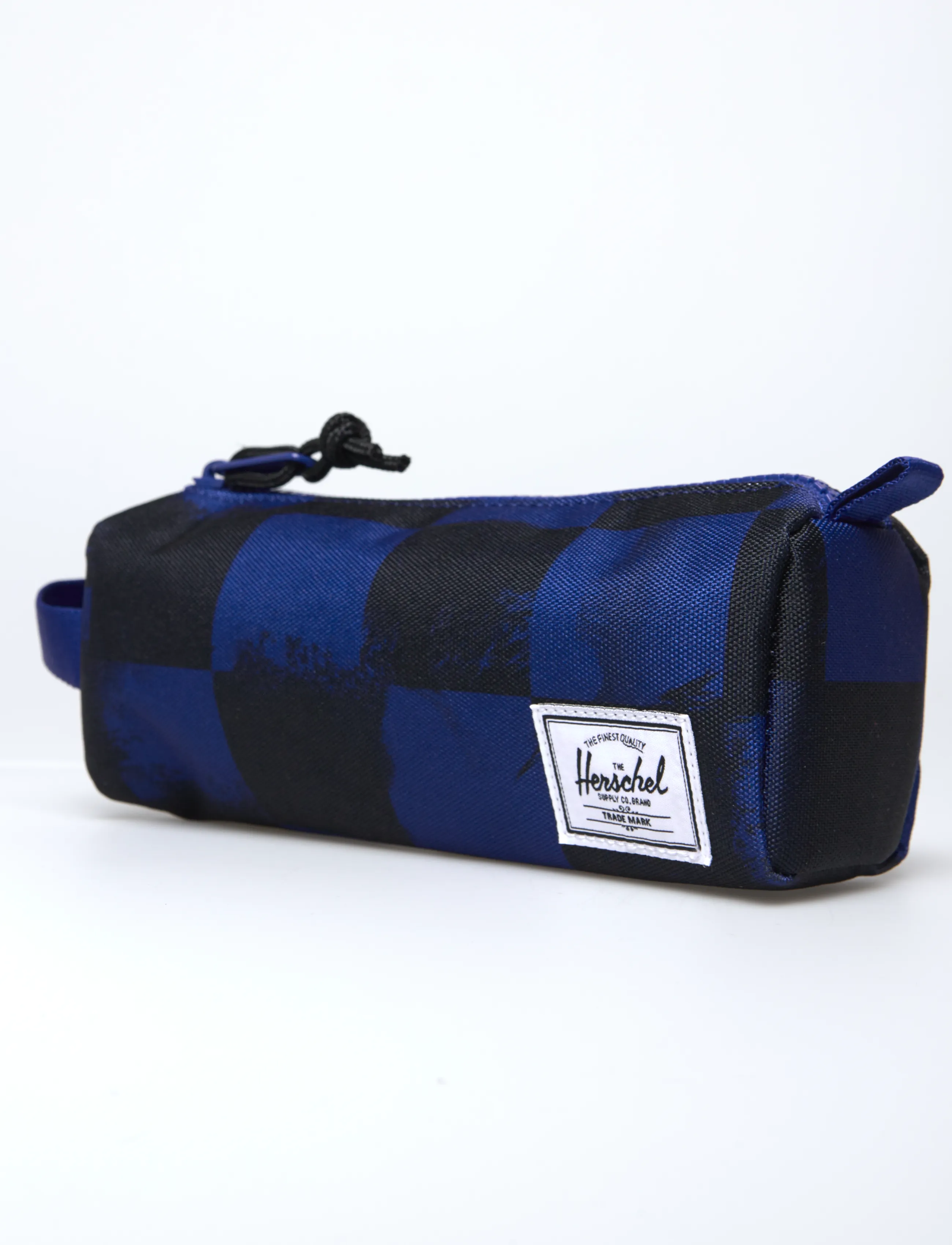 Herschel - Settlement Pencil Case Little Herschel - pencil cases - stencil check sodalite blue - 4