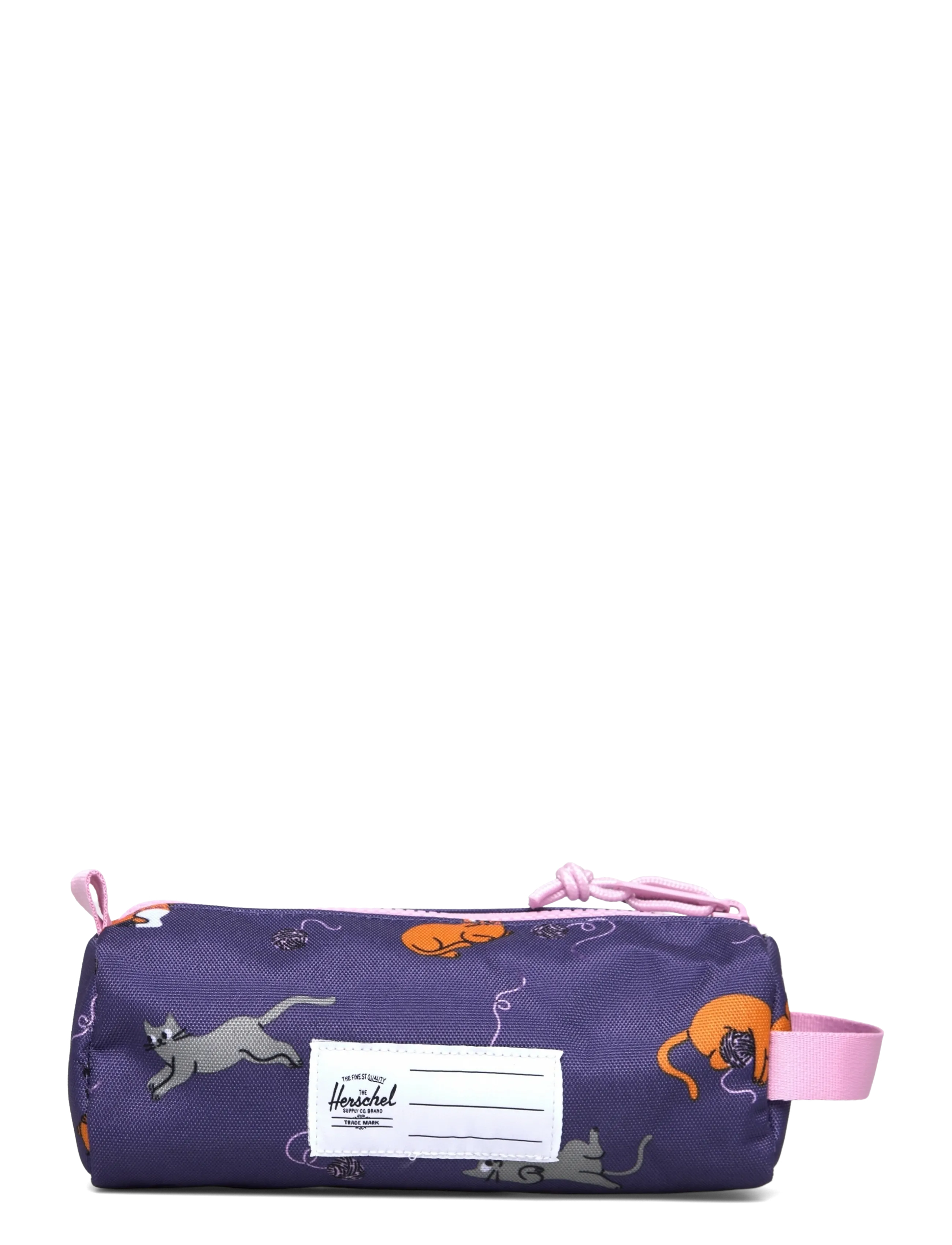 Herschel - Settlement Pencil Case Little Herschel - pinalid - playing cats - 1