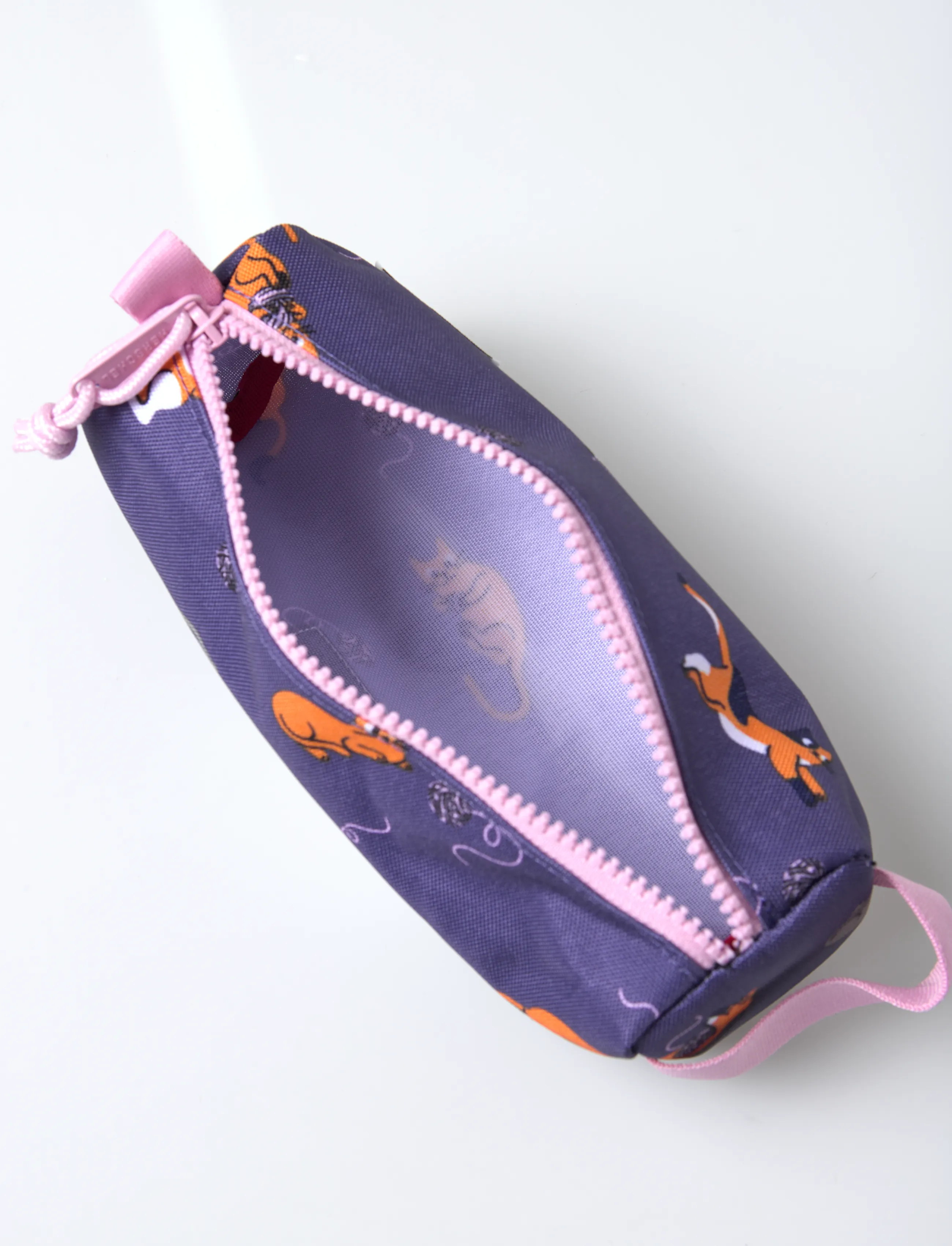 Herschel - Settlement Pencil Case Little Herschel - pinalid - playing cats - 5