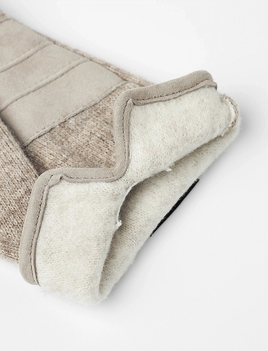 Hestra - Ellen Beige - fingerhandschuhe - beige - 3