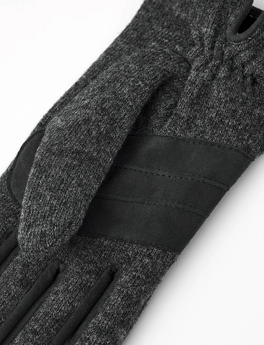 Hestra - Ellen Beige - fingerhandschuhe - charcoal - 1