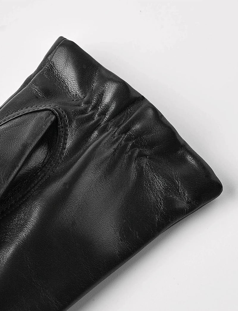 Hestra - Elisa Dark plum - leather gloves - black - 2