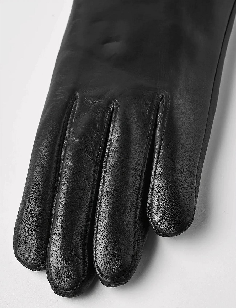 Hestra - Elisa - skinnhandskar - dark plum - 2