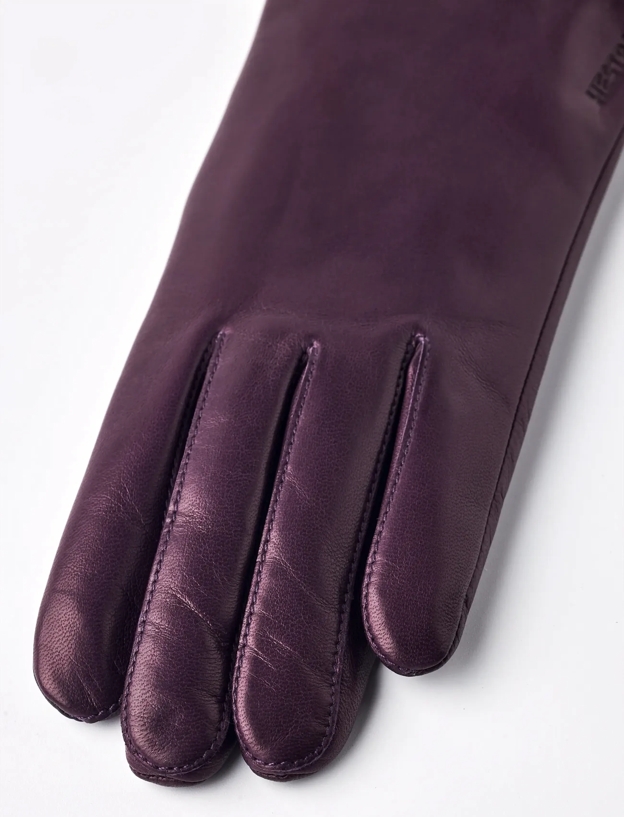 Hestra - Elisa Dark plum - nahast kindad - dark plum - 4