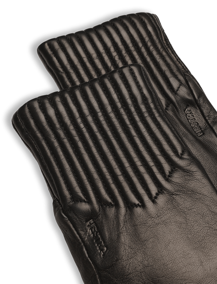 Hestra - Valeria - lederhandschuhe - black - 3