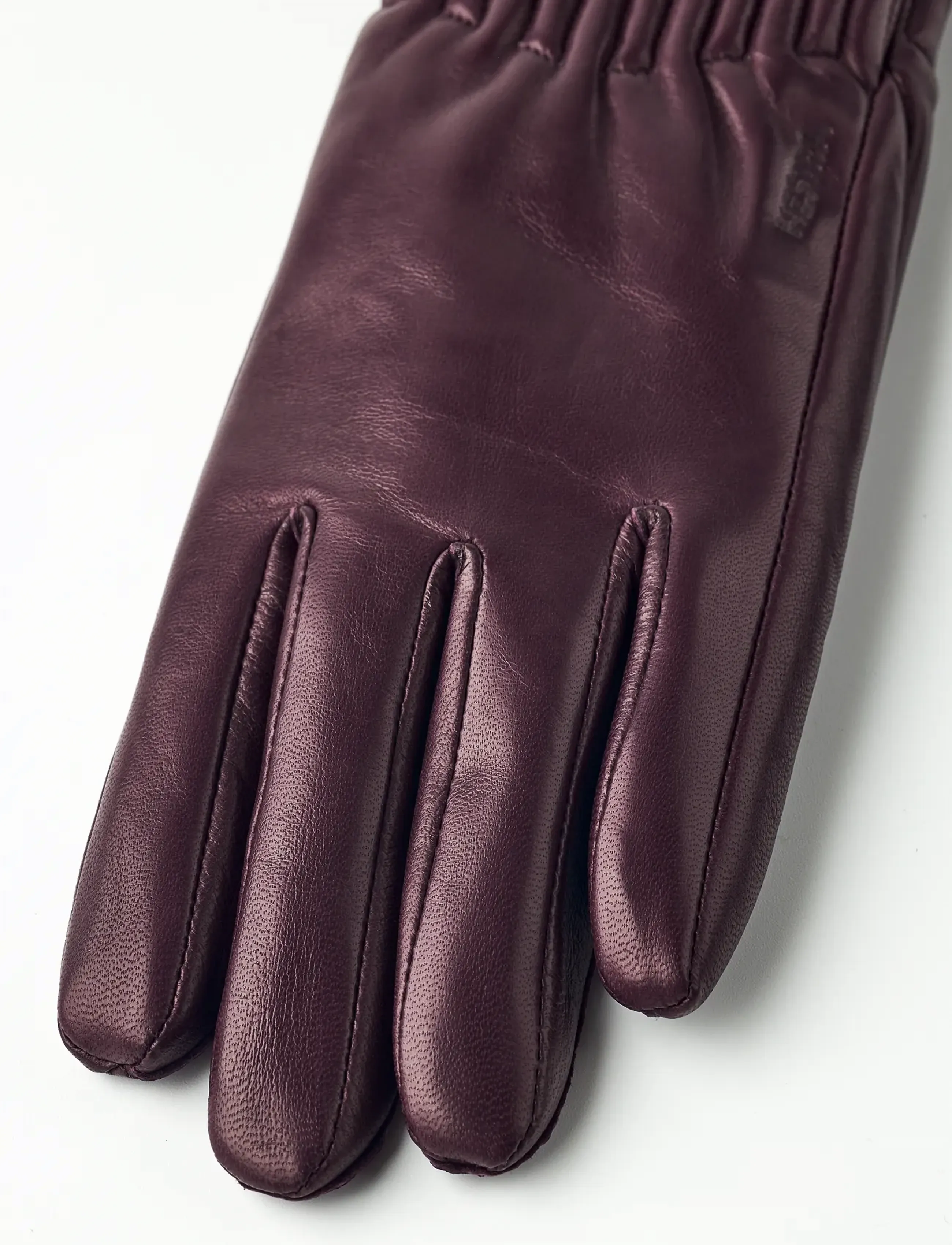 Hestra - Valeria - skinnhandskar - bordeaux - 5