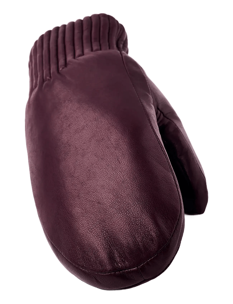 Hestra - Valeria Mitt Bordeaux - fäustlinge - bordeaux - 1