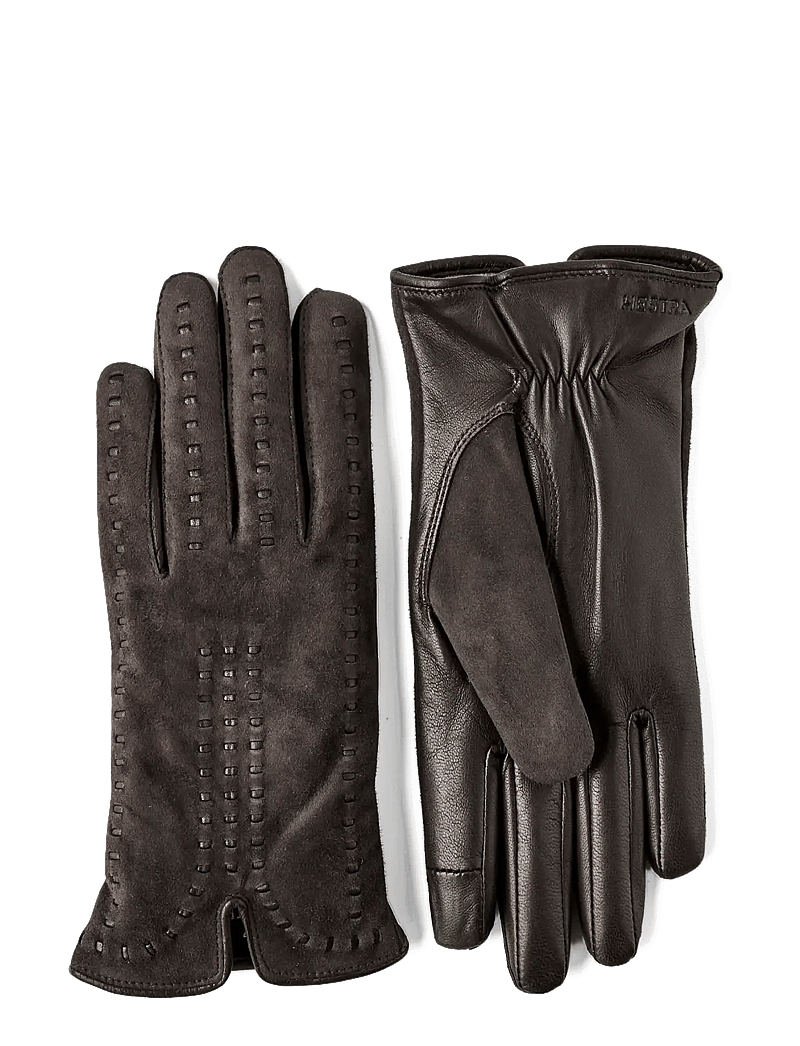 Hestra - Marlene Espresso - leather gloves - espresso - 0