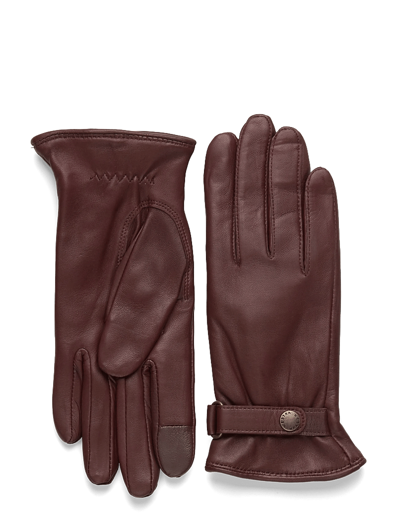 Hestra - Menja Black - nahast kindad - brown - 0