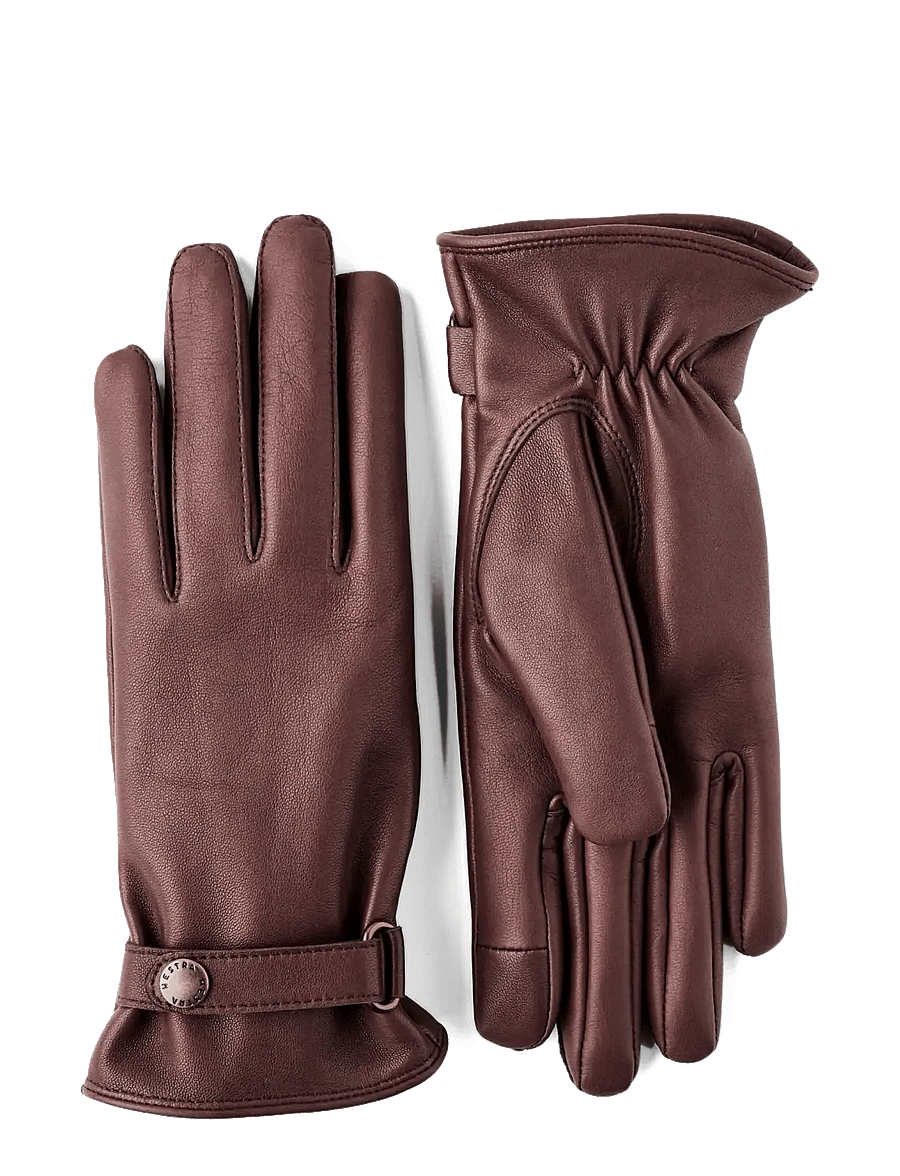 Hestra - Menja Black - lederhandschuhe - brown - 0