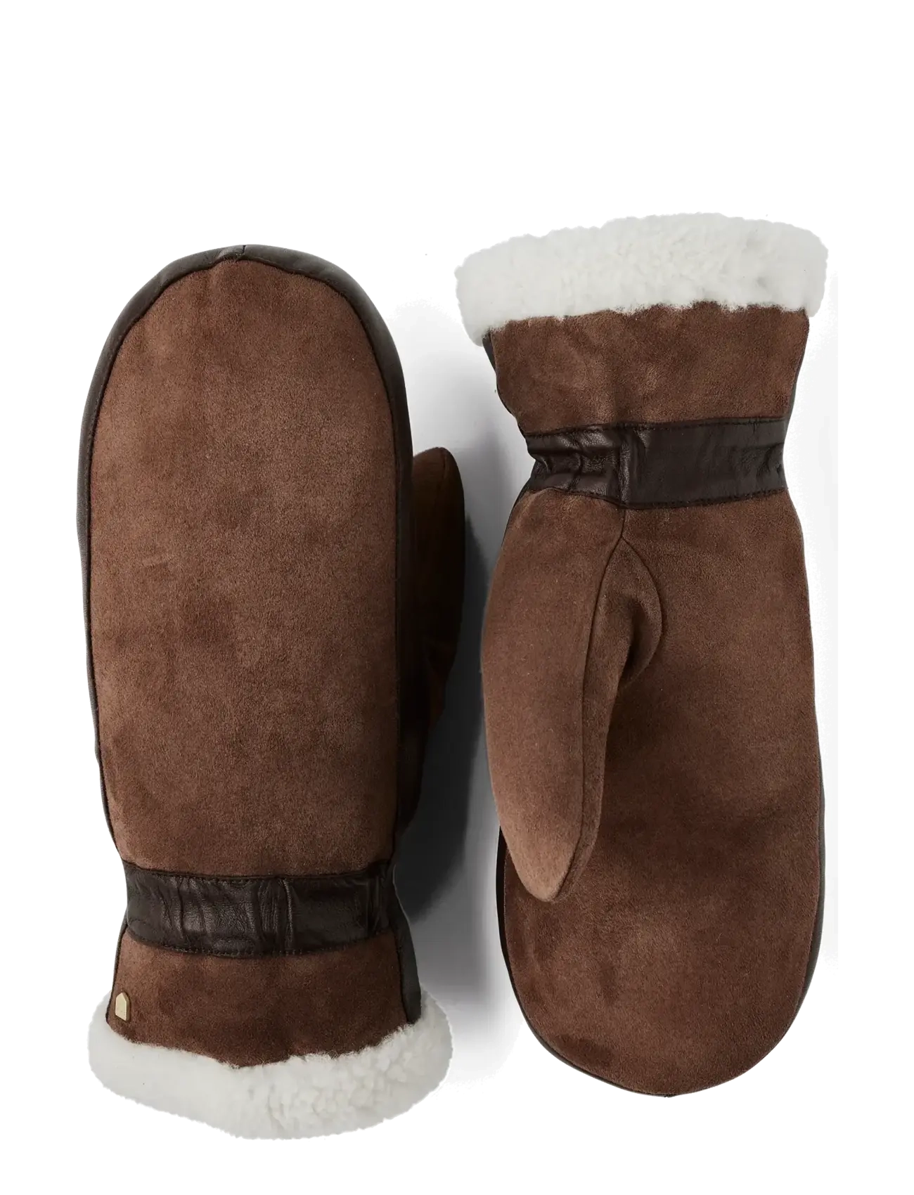 Hestra Ida - Nahast kindad - TOFFEE / brown