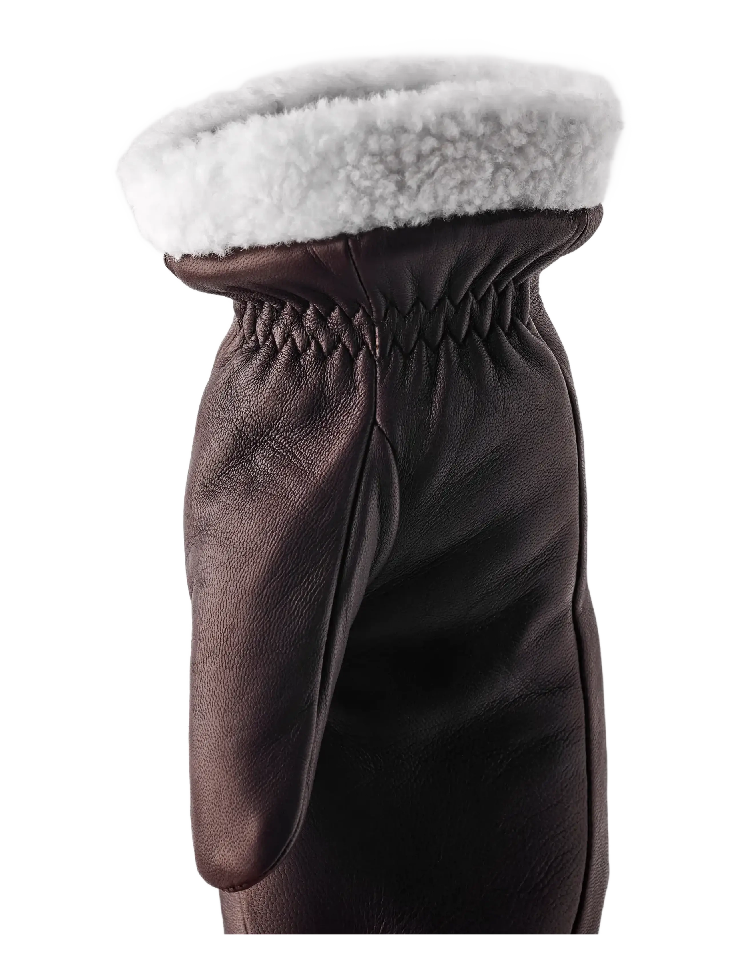 Hestra - Edda Mitt - lederhandschuhe - espresso - 2