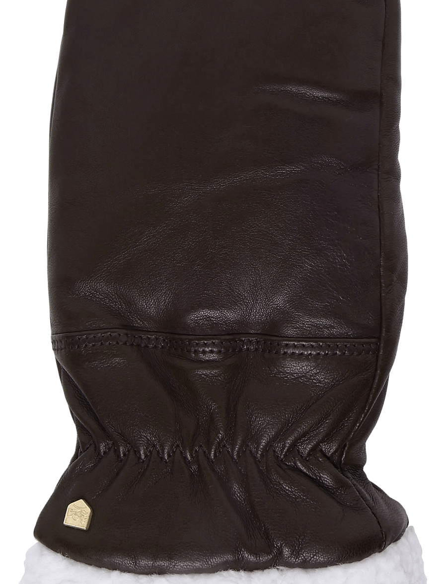 Hestra - Edda Mitt - leren handschoenen - espresso - 3