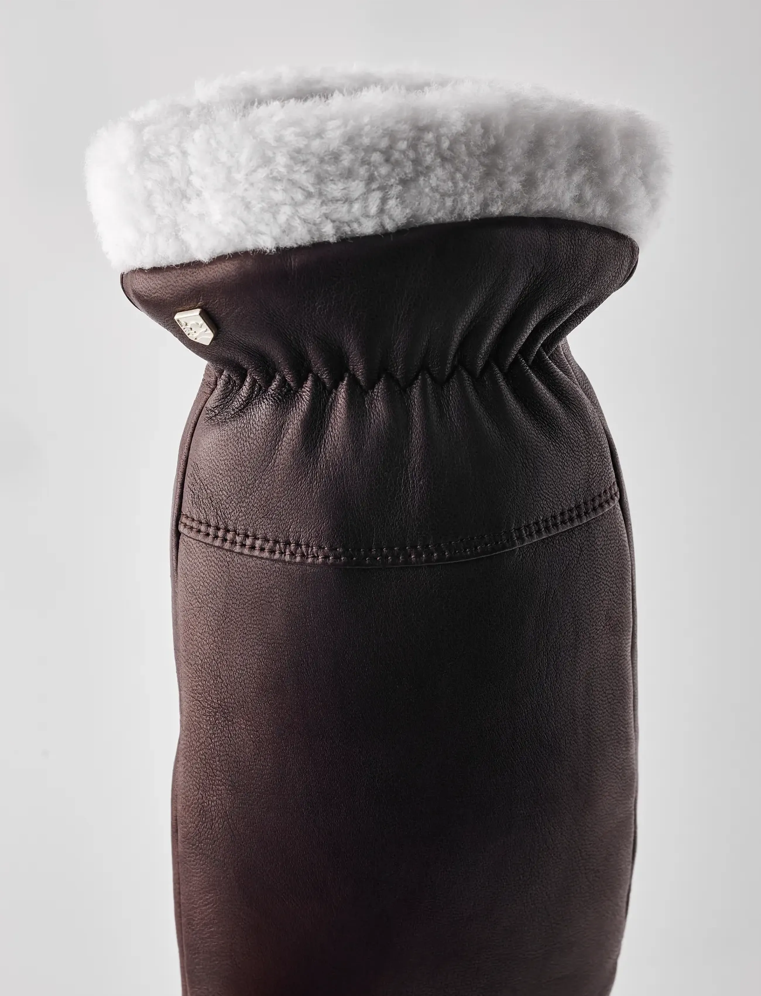 Hestra - Edda Mitt - lederhandschuhe - espresso - 4