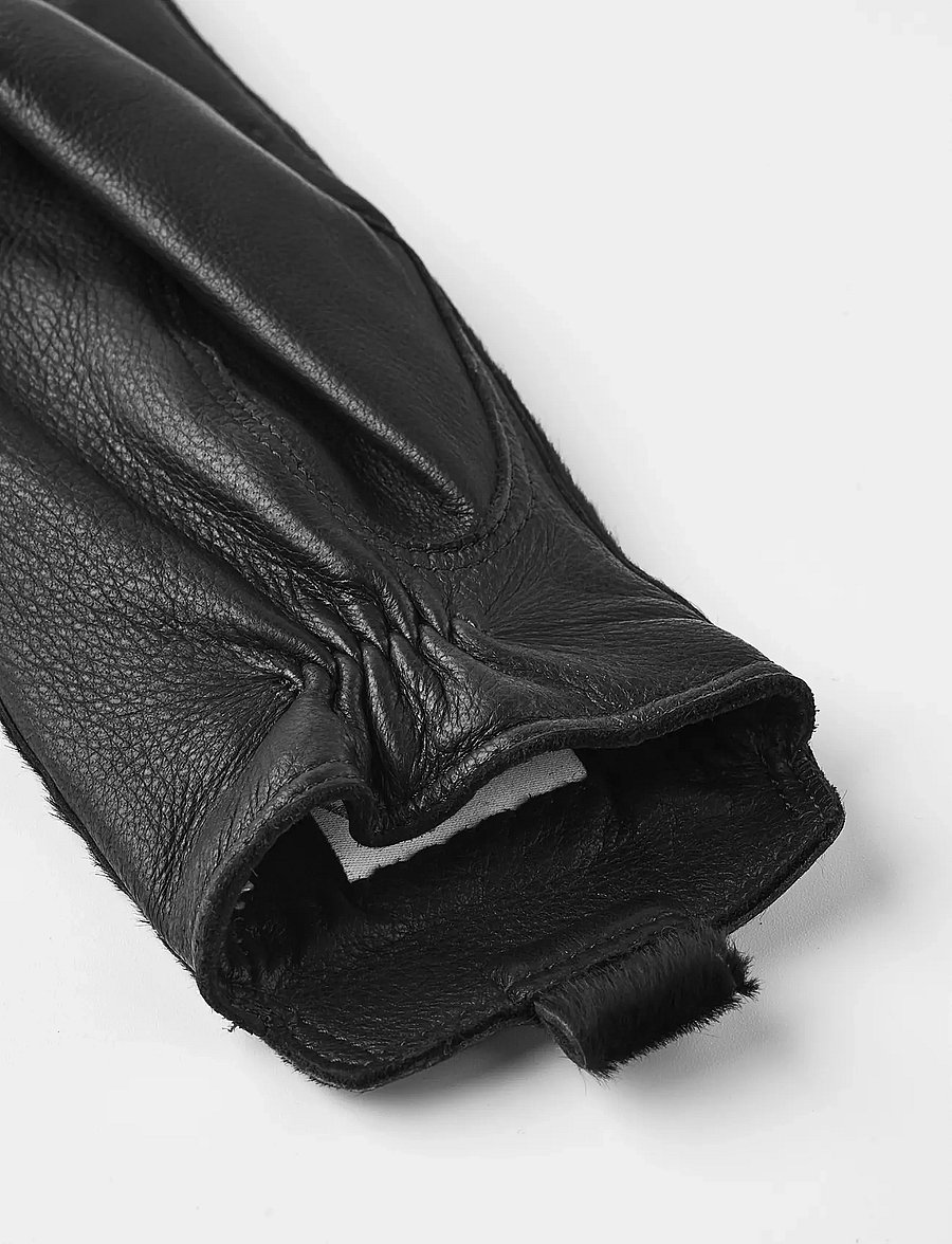 Hestra - Antonia - nahast kindad - black - 3