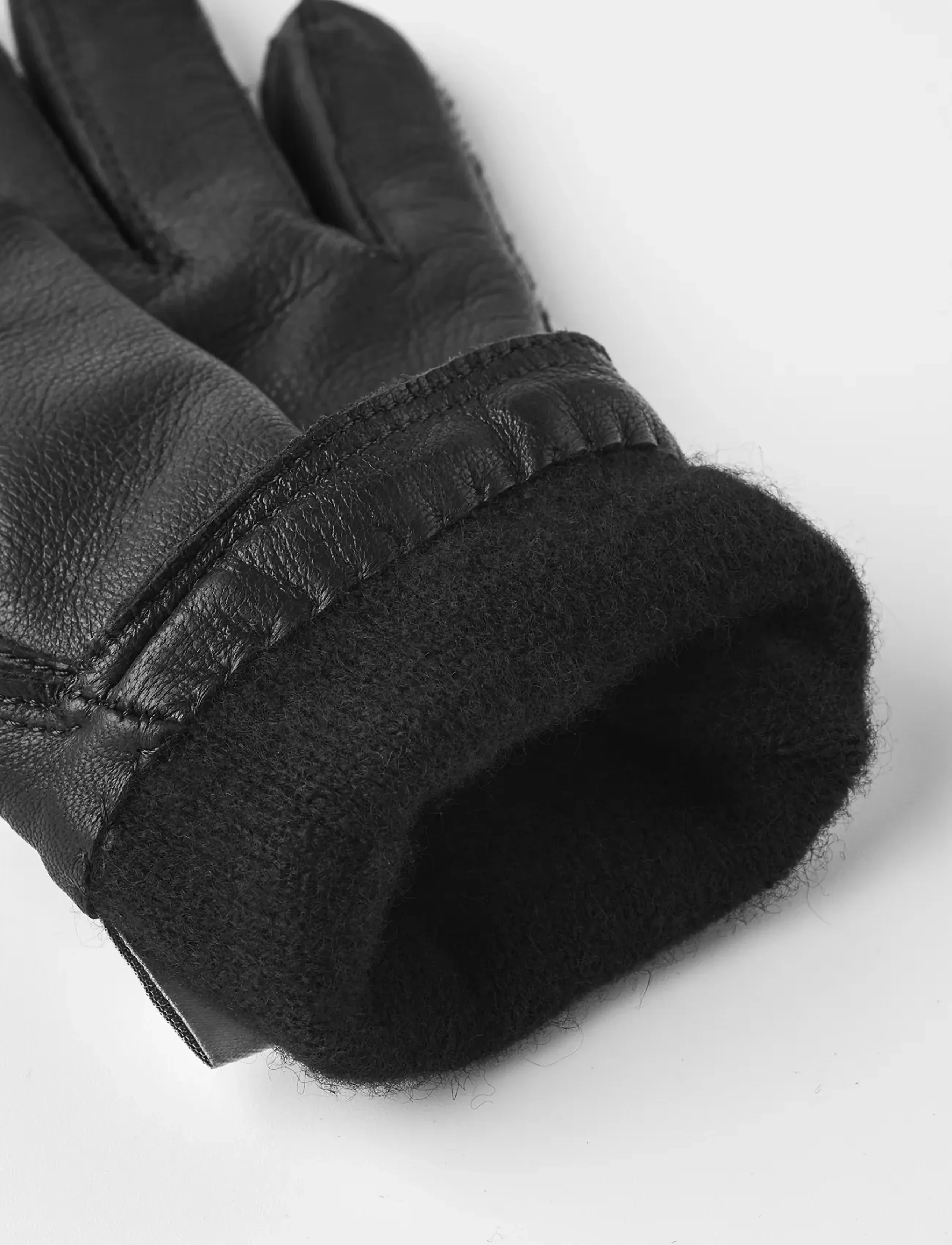 Hestra - Antonia - nahast kindad - black - 5