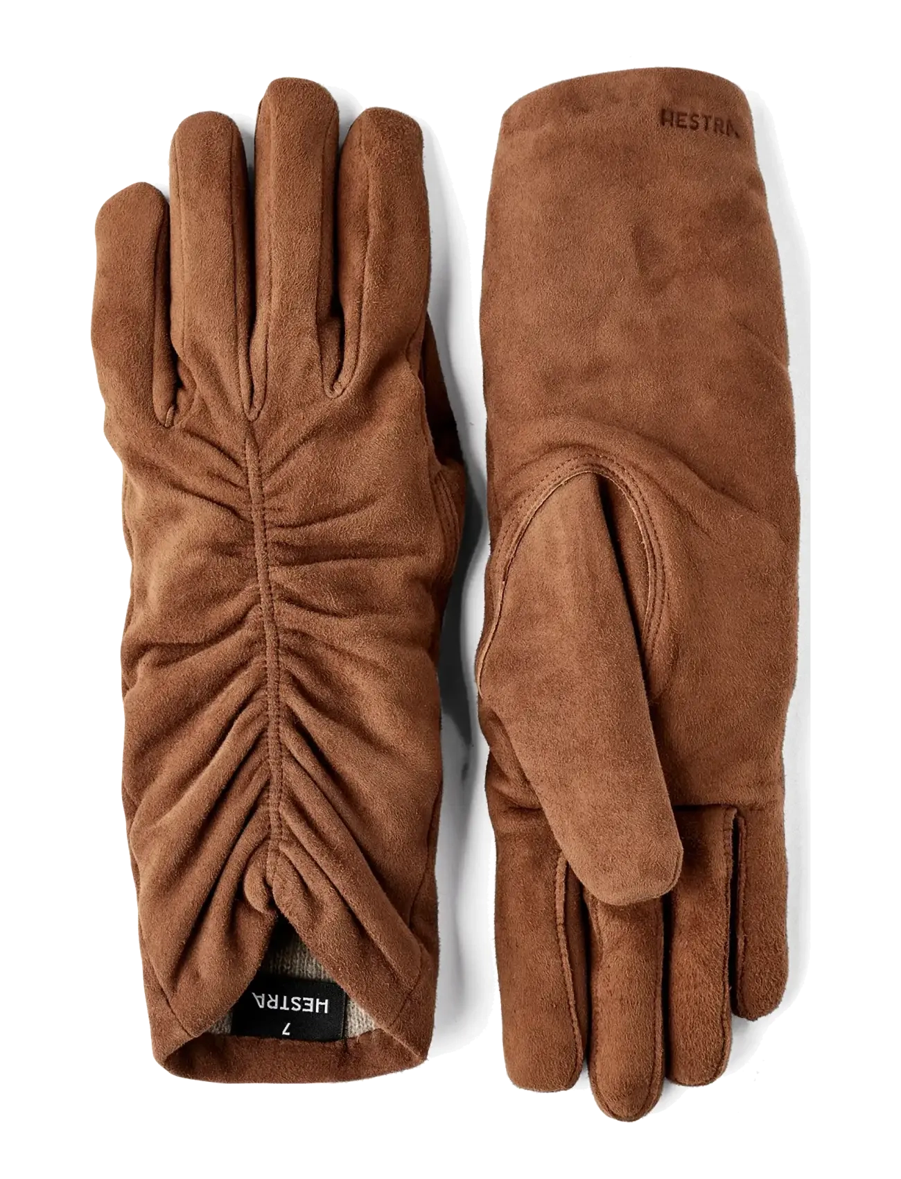 Hestra Heidi - Nahast kindad - WHISKEY / brown