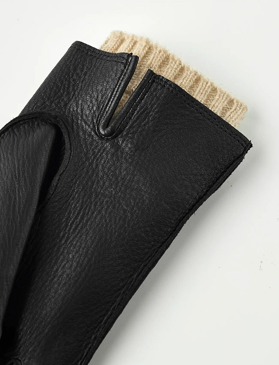 Hestra - Alice - lederhandschuhe - black - 4