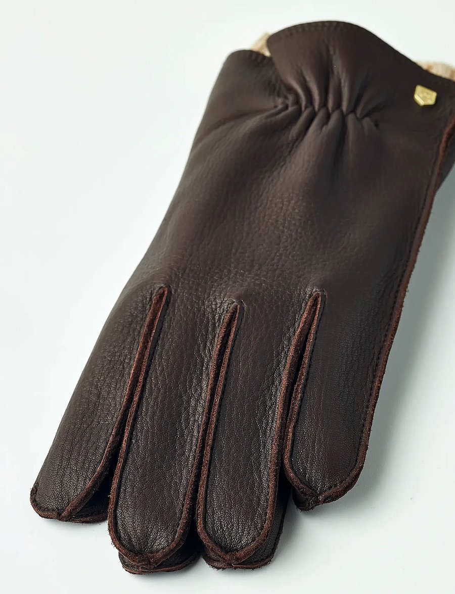 Hestra - Alice - lederhandschuhe - chocolate - 5