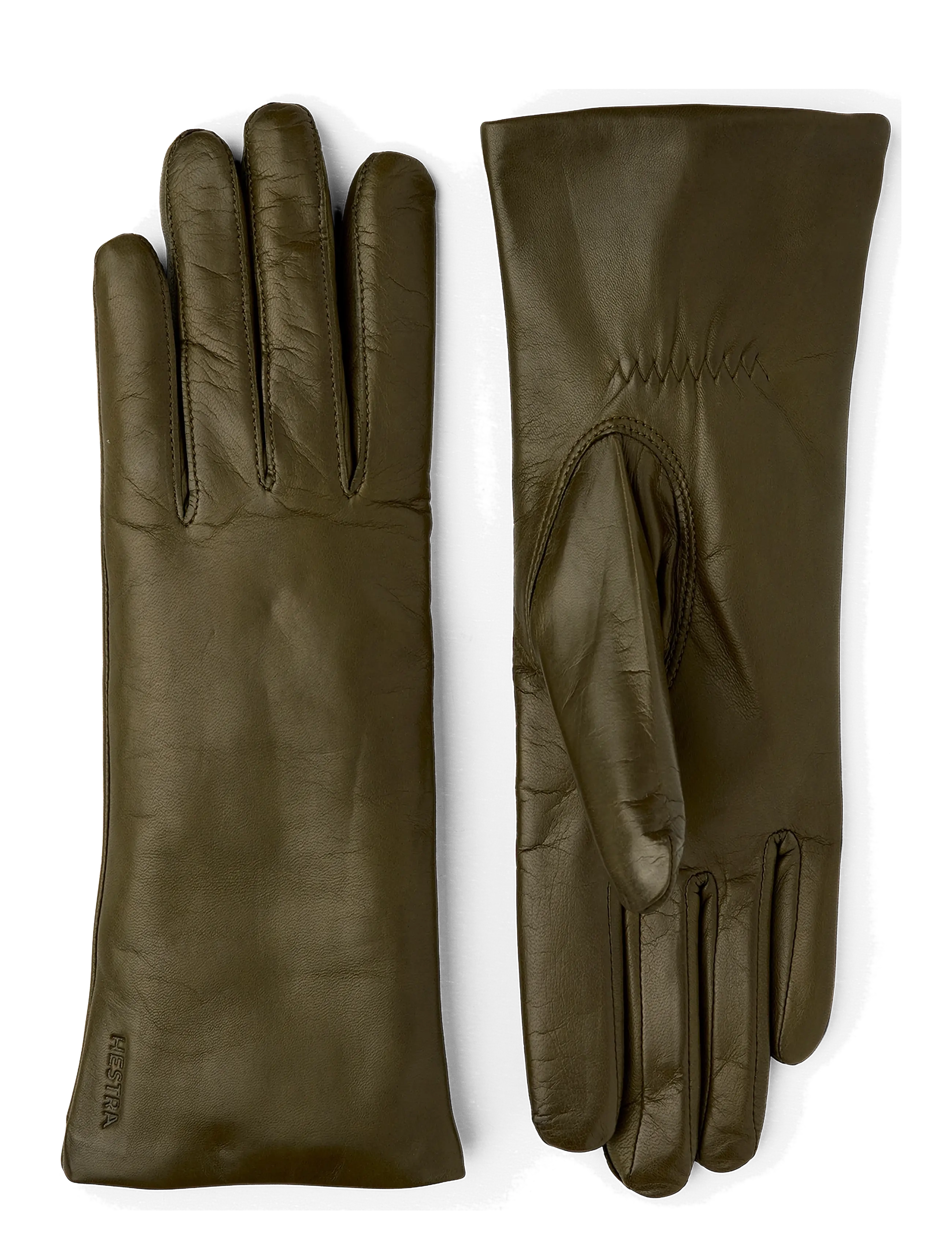 Hestra Elisabeth, 6, Gloves, Khakigrün - Finger Frauen