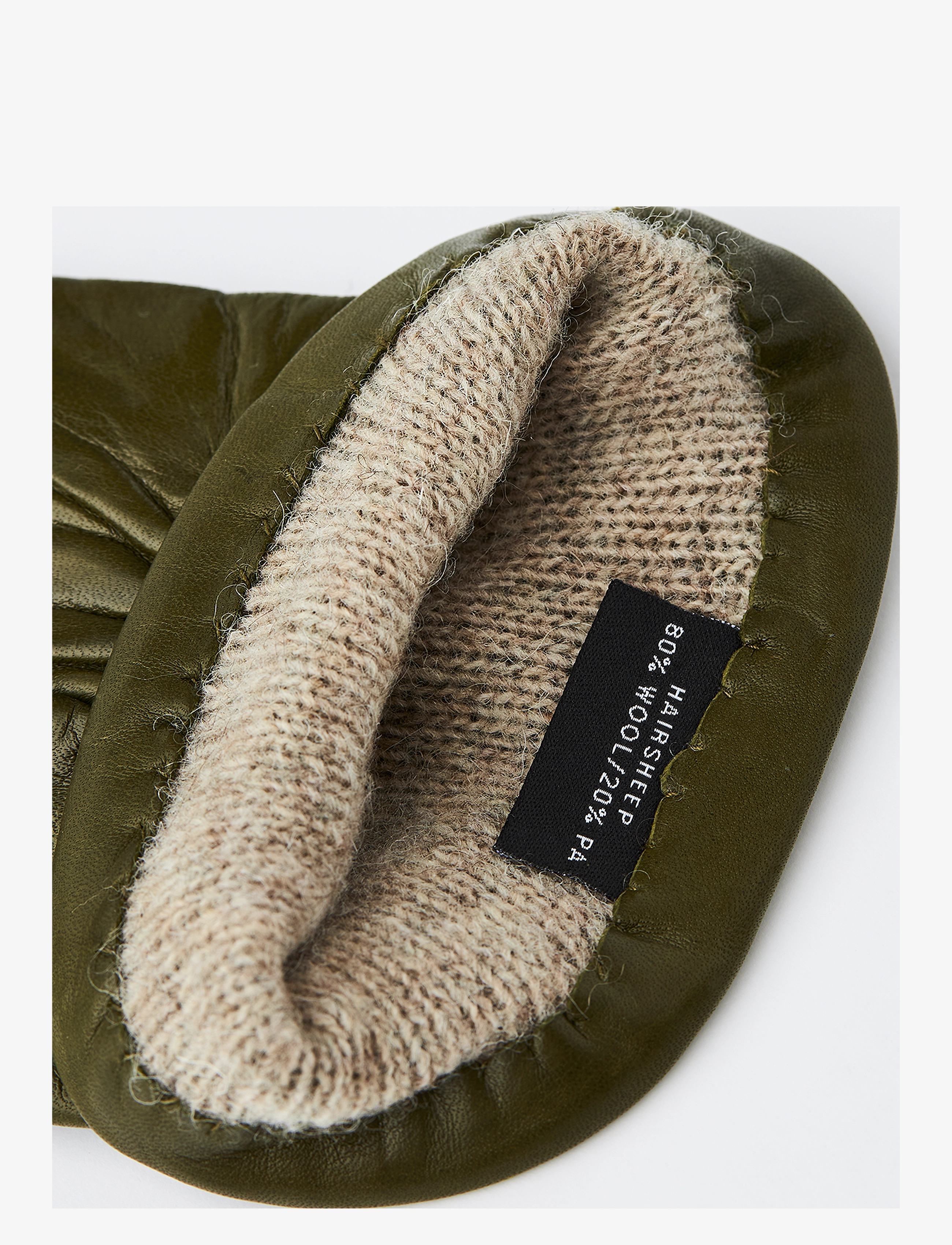 Hestra - Elisabeth Espresso - lederhandschuhe - loden - 1