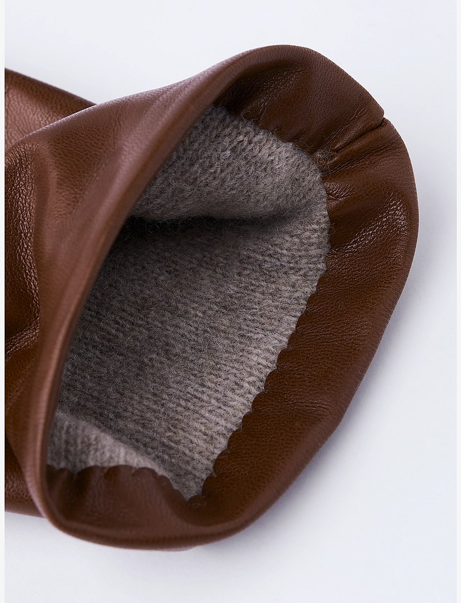 Hestra - Elisabeth - lederhandschuhe - tabac - 1
