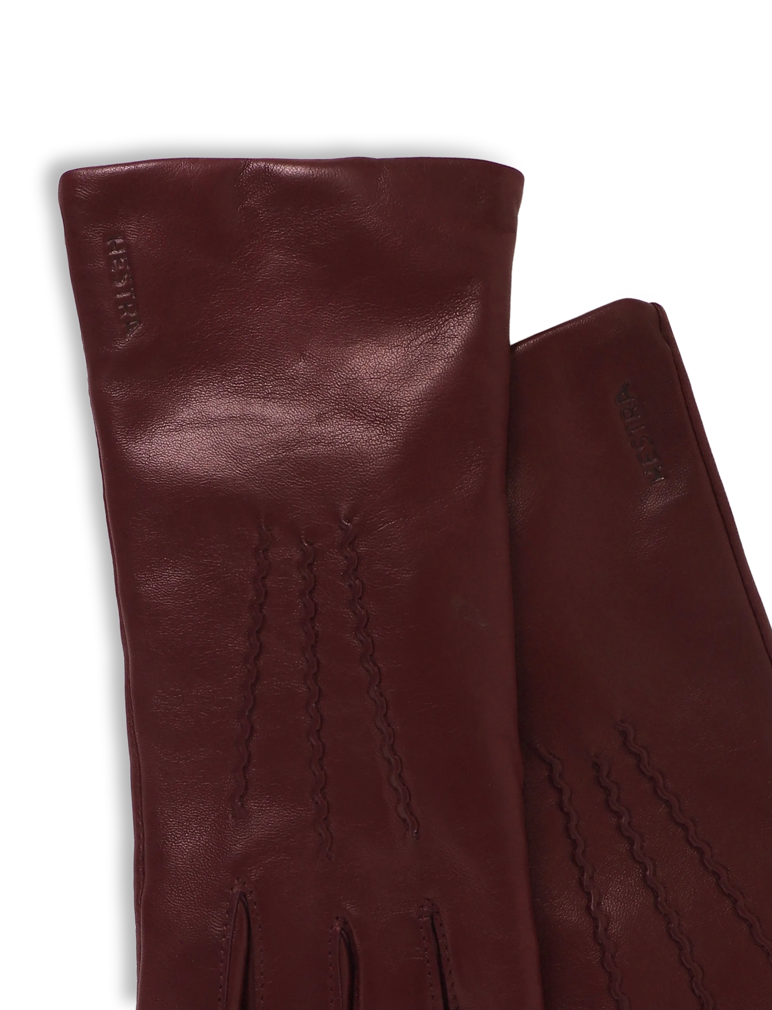 Hestra - Isabel - leather gloves - bordeaux - 3